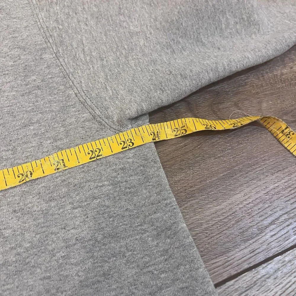 Vintage Y2K Adidas 3 Stripe Superiority Gray Crewneck Sweatshirt Sz L USA Made